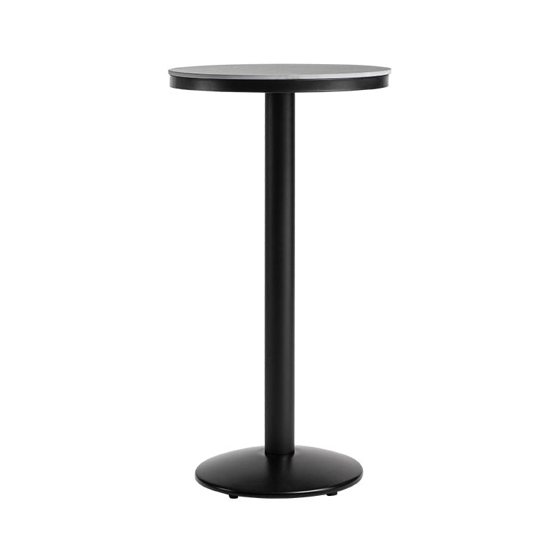 1/3 Pieces Counter Height Pub Set Modern Round Table and Stool Set Table Light Gray-Black 1 Piece Clearhalo 'Bar Furniture' 'furn' 'furn_home_bar_bar_sets' 'Furniture' 'Home Bars & Bar Sets' 'home_bar_bar_sets' 'Kitchen & Dining Furniture' 7062223