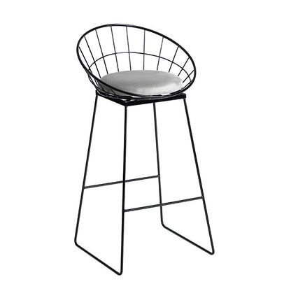 1/3 Pieces Counter Height Pub Set Modern Round Table and Stool Set Chair(s) Matte Black 1 Piece Clearhalo 'Bar Furniture' 'furn' 'furn_home_bar_bar_sets' 'Furniture' 'Home Bars & Bar Sets' 'home_bar_bar_sets' 'Kitchen & Dining Furniture' 7062225