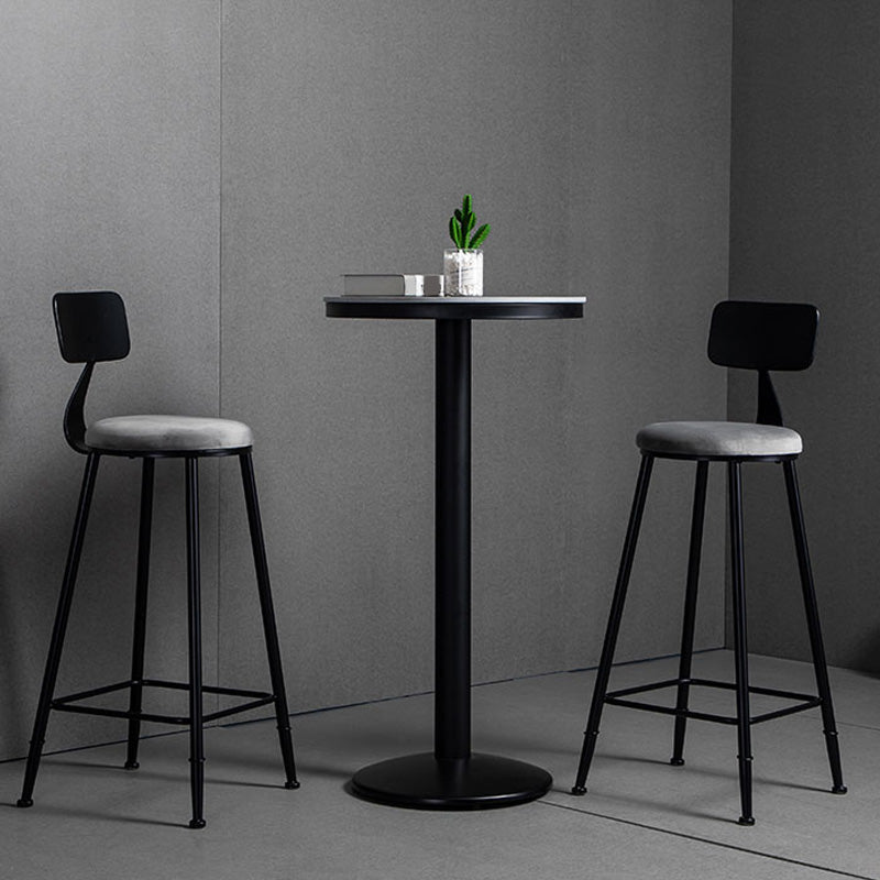 1/3 Pieces Counter Height Pub Set Modern Round Table and Stool Set Clearhalo 'Bar Furniture' 'furn' 'furn_home_bar_bar_sets' 'Furniture' 'Home Bars & Bar Sets' 'home_bar_bar_sets' 'Kitchen & Dining Furniture' 7062226