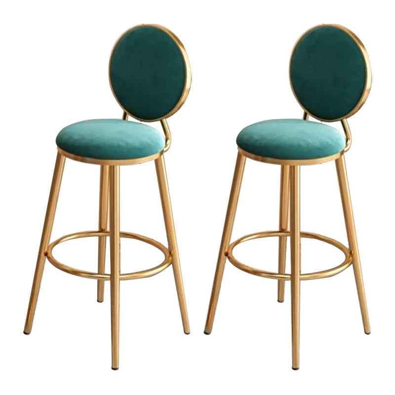 1/2/3 Pieces Table and Stool Set Contemporary Pub Dining Set Chair(s) Gold-Green 2 Piece Set Clearhalo 'Bar Furniture' 'furn' 'furn_home_bar_bar_sets' 'Furniture' 'Home Bars & Bar Sets' 'home_bar_bar_sets' 'Kitchen & Dining Furniture' 7062248