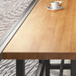 Ensemble de Table de Bar moderne, 1/3/4/5/6 pièces, ensemble de bistro rectangulaire en bois massif pour l'intérieur