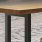 Ensemble de Table de Bar moderne, 1/3/4/5/6 pièces, ensemble de bistro rectangulaire en bois massif pour l'intérieur