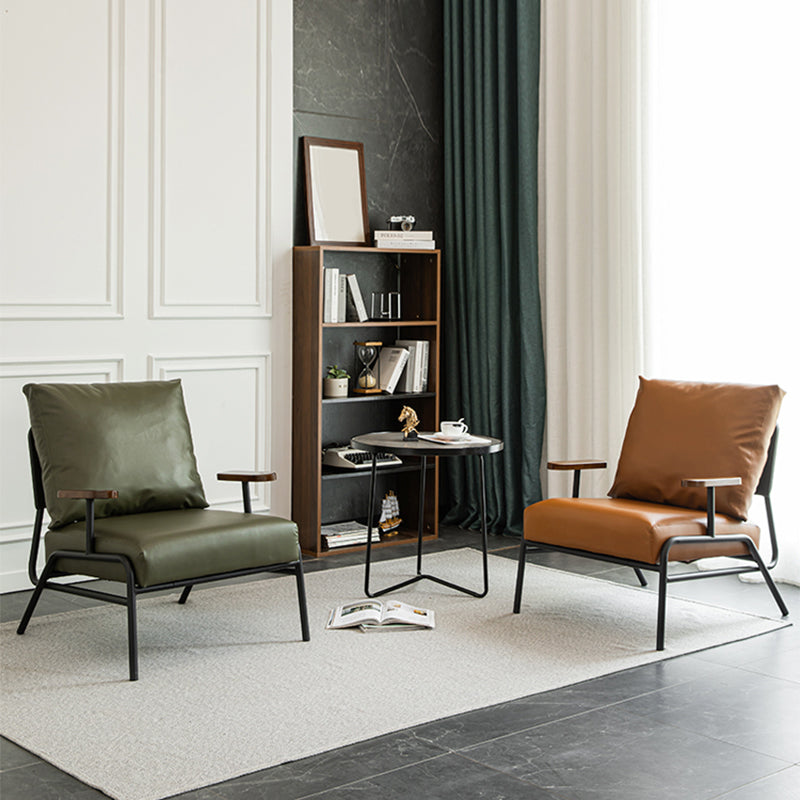 Industrial Solid Color Accent Armchair 30.3" Wide Arm Chair for Living Room