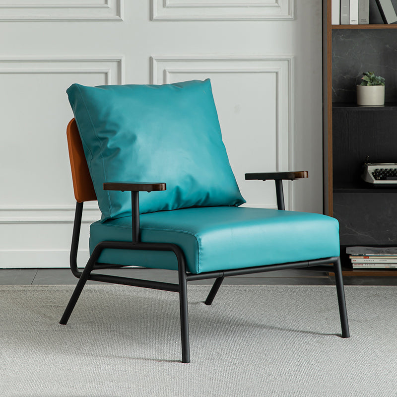 Industrial Solid Color Accent Armchair 30.3" Wide Arm Chair for Living Room