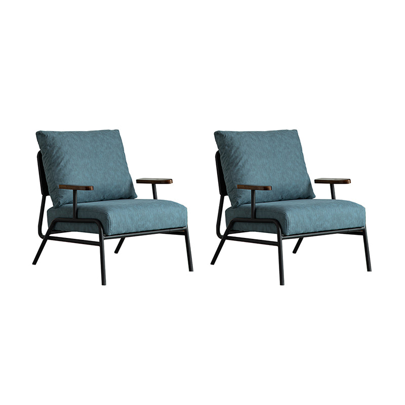 Industrial Solid Color Accent Armchair 30.3" Wide Arm Chair for Living Room