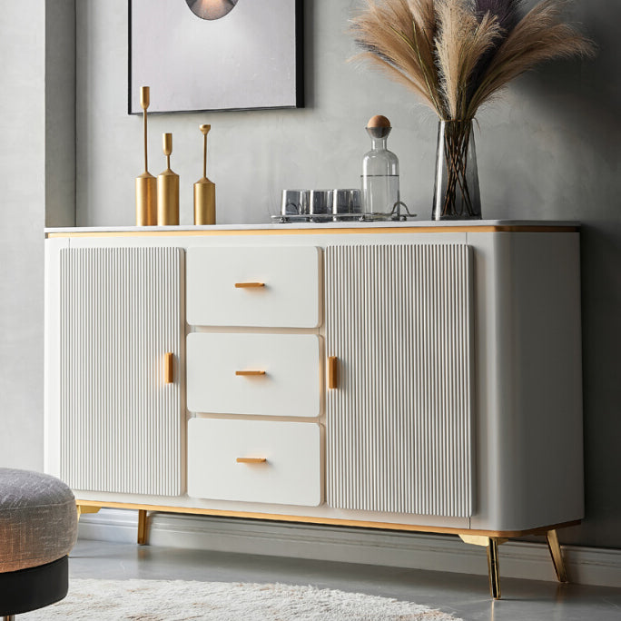 Tocador de madera fabricado vestidor de cofre de almacenamiento glamoroso