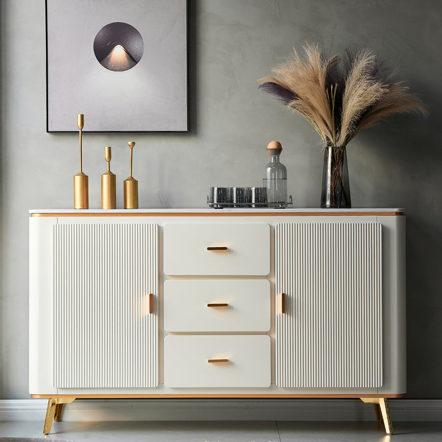 Tocador de madera fabricado vestidor de cofre de almacenamiento glamoroso