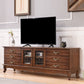 Console TV tradizionale Console multimediale per TV con contenitore chiuso e cassetti