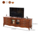 Console TV tradizionale Console multimediale per TV con contenitore chiuso e cassetti