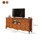 Console TV tradizionale Console multimediale per TV con contenitore chiuso e cassetti