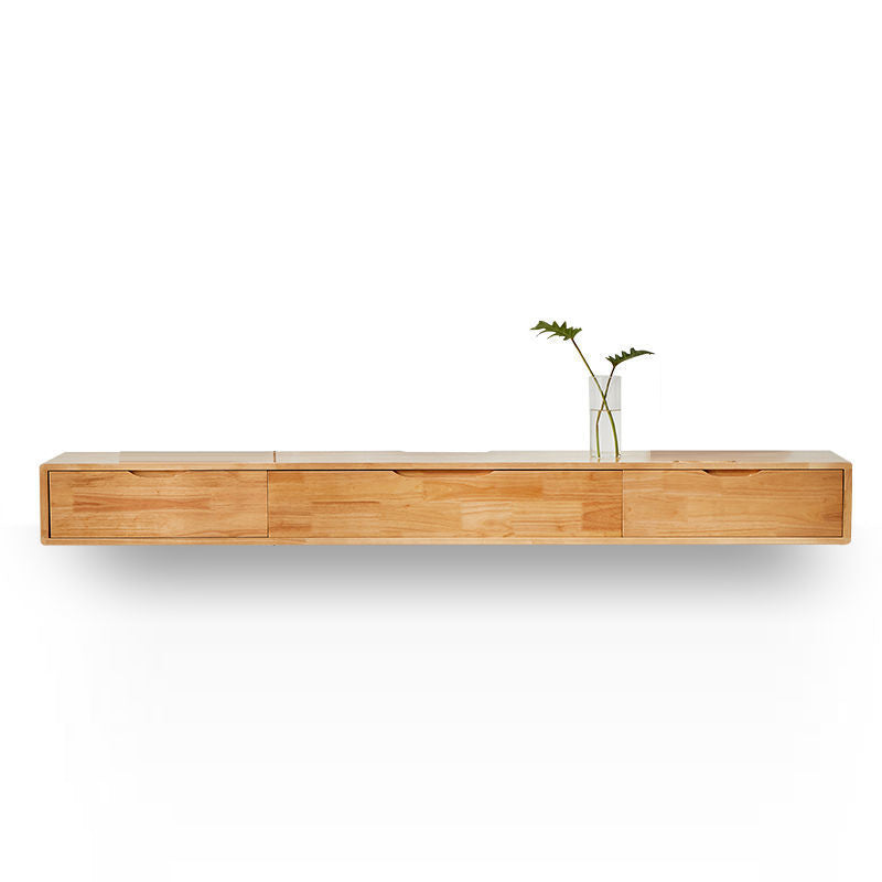 Modern TV Stand Console Solid Wood Media Console TV Stand with Drawers Natural Wood Clearhalo 'furn' 'furn_tv_stands_entertainment_centers' 'Furniture' 'Living Room Furniture' 'TV Stands & Entertainment Centers' 'TV Stands & Media Storage Furniture' 'tv_stands_entertainment_centers' 7065540