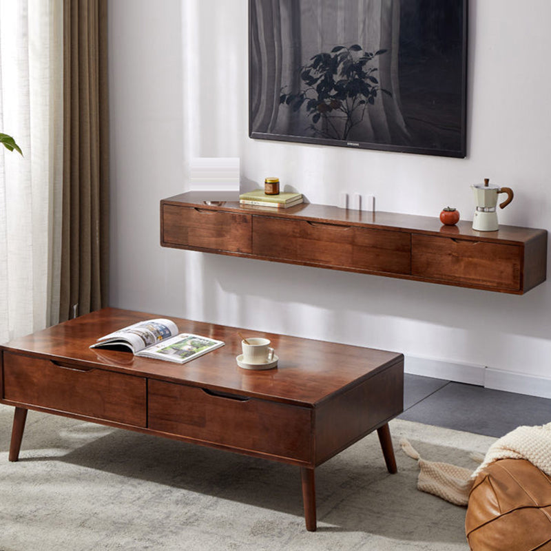 Modern TV Stand Console Solid Wood Media Console TV Stand with Drawers Clearhalo 'furn' 'furn_tv_stands_entertainment_centers' 'Furniture' 'Living Room Furniture' 'TV Stands & Entertainment Centers' 'TV Stands & Media Storage Furniture' 'tv_stands_entertainment_centers' 7065546