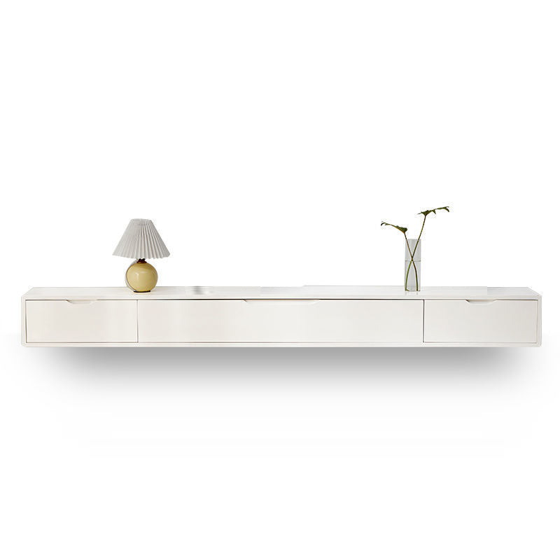 Modern TV Stand Console Solid Wood Media Console TV Stand with Drawers White Wood Clearhalo 'furn' 'furn_tv_stands_entertainment_centers' 'Furniture' 'Living Room Furniture' 'TV Stands & Entertainment Centers' 'TV Stands & Media Storage Furniture' 'tv_stands_entertainment_centers' 7065555