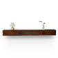 Modern TV Stand Console Solid Wood Media Console TV Stand with Drawers Walnut Glass Clearhalo 'furn' 'furn_tv_stands_entertainment_centers' 'Furniture' 'Living Room Furniture' 'TV Stands & Entertainment Centers' 'TV Stands & Media Storage Furniture' 'tv_stands_entertainment_centers' 7065560