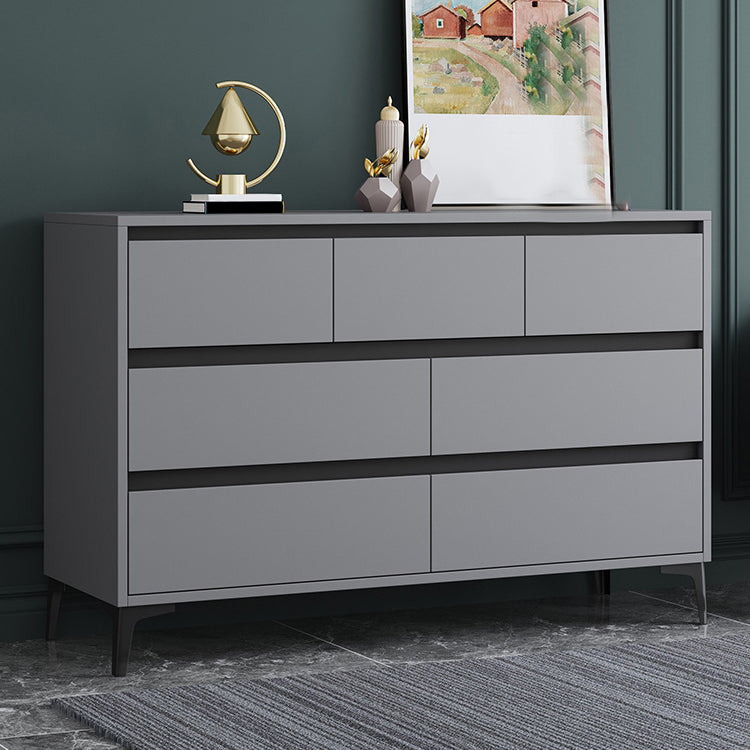 Contemporary Horizontal Double Dresser Wood Storage Chest Dresser for Bedroom Clearhalo 'Bedroom Furniture' 'Dressers & Chests' 'dressers_chests' 'furn' 'furn_dressers_chests' 'Furniture' 7065671