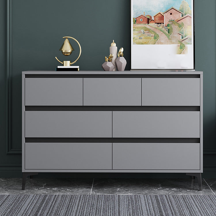 Contemporary Horizontal Double Dresser Wood Storage Chest Dresser for Bedroom Clearhalo 'Bedroom Furniture' 'Dressers & Chests' 'dressers_chests' 'furn' 'furn_dressers_chests' 'Furniture' 7065674