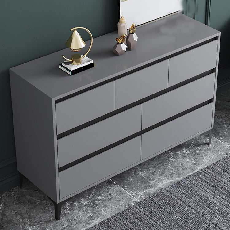 Contemporary Horizontal Double Dresser Wood Storage Chest Dresser for Bedroom Clearhalo 'Bedroom Furniture' 'Dressers & Chests' 'dressers_chests' 'furn' 'furn_dressers_chests' 'Furniture' 7065676