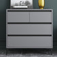 Contemporary Horizontal Double Dresser Wood Storage Chest Dresser for Bedroom Clearhalo 'Bedroom Furniture' 'Dressers & Chests' 'dressers_chests' 'furn' 'furn_dressers_chests' 'Furniture' 7065684