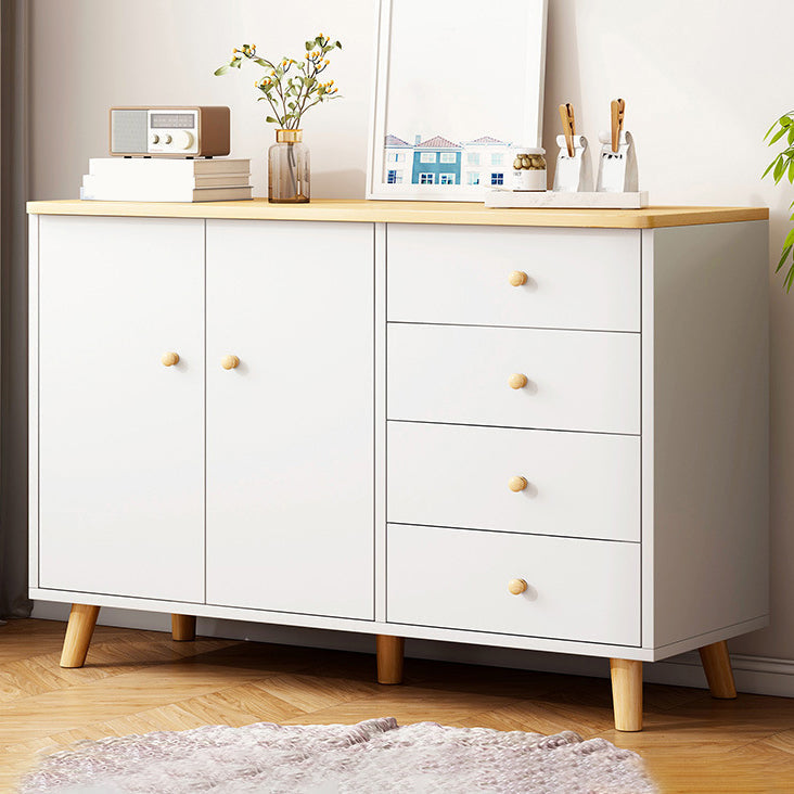 Commode combinée moderne en bois, commode de rangement horizontale pour chambre à coucher