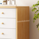 Commode combinée moderne en bois de rangement horizontal commode coffre pour chambre à coucher