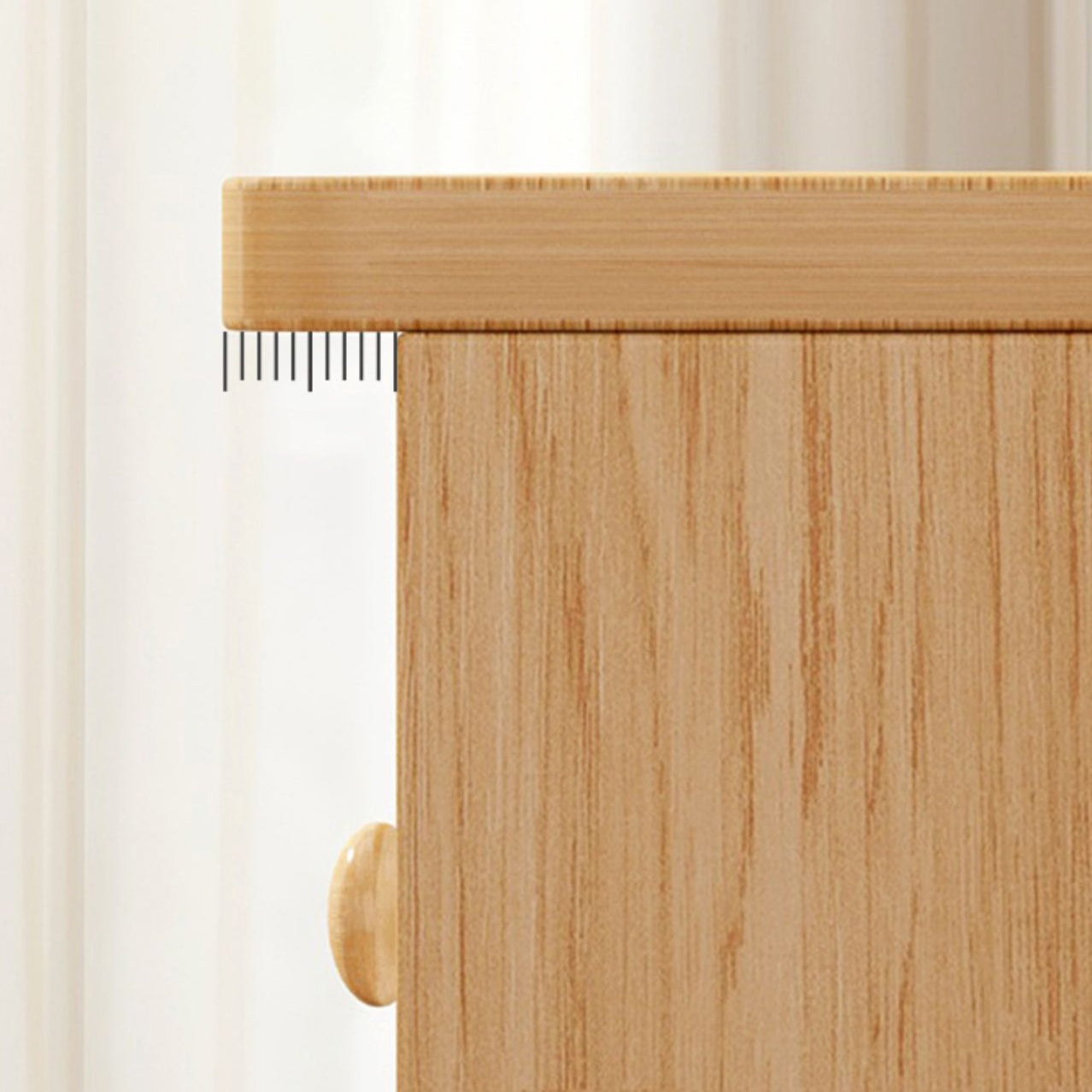 Commode combinée moderne en bois, commode de rangement horizontale pour chambre à coucher