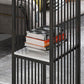 Modern Bar Table Set 1/3 Pieces Faux Marble Rectangle Bistro Set for Indoor
