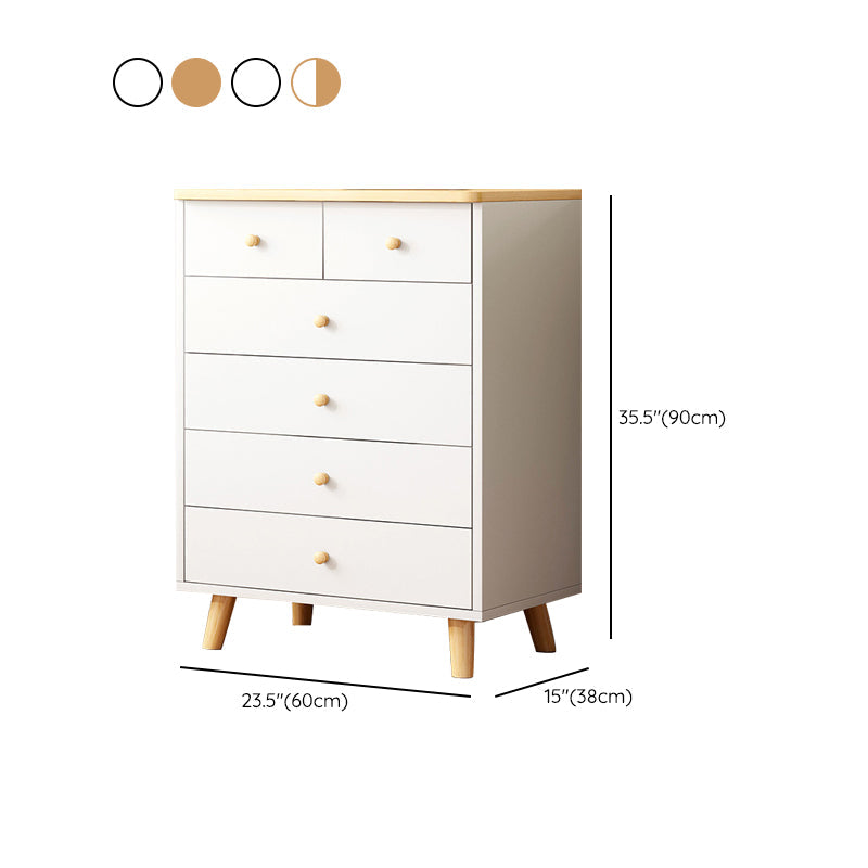 Commode combinée moderne en bois, commode de rangement horizontale pour chambre à coucher