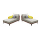 Nordic Cushioned Chaise Lounge Leather Chaise with Recessed Arms for Bedroom Clearhalo 'Chairs & Seating' 'Chaise Lounge' 'chaise_lounge' 'furn' 'furn_chaise_lounge' 'Furniture' 'Living Room Furniture' 7066447