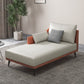 Nordic Cushioned Chaise Lounge Leather Chaise with Recessed Arms for Bedroom Beige Orange Tech Cloth Right-Arm Chaise Clearhalo 'Chairs & Seating' 'Chaise Lounge' 'chaise_lounge' 'furn' 'furn_chaise_lounge' 'Furniture' 'Living Room Furniture' 7066461