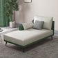 Nordic Cushioned Chaise Lounge Leather Chaise with Recessed Arms for Bedroom Beige Green Tech Cloth Right-Arm Chaise Clearhalo 'Chairs & Seating' 'Chaise Lounge' 'chaise_lounge' 'furn' 'furn_chaise_lounge' 'Furniture' 'Living Room Furniture' 7066475