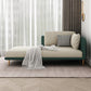 Nordic Style Faux Leather Chaise Square Arms Chaise in Solid Color Clearhalo 'Chairs & Seating' 'Chaise Lounge' 'chaise_lounge' 'furn' 'furn_chaise_lounge' 'Furniture' 'Living Room Furniture' 7066522