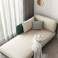 Nordic Style Faux Leather Chaise Square Arms Chaise in Solid Color Clearhalo 'Chairs & Seating' 'Chaise Lounge' 'chaise_lounge' 'furn' 'furn_chaise_lounge' 'Furniture' 'Living Room Furniture' 7066535