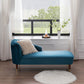 Solid Color Chaise Solid Wood Chaise Lounge Couch with One Armed