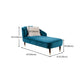 Solid Color Chaise Solid Wood Chaise Lounge Couch with One Armed