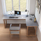 Modern Stone Writing Desk Corner 29.53-inch Tall Office Desk with Sled Base Clearhalo 'furn' 'furn_office_desk' 'Furniture' 'Office Desks' 'Office Furniture' 'office_desk' 7066780