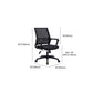 Modern Fixed Arms Office Chair No Wheels No Distressing Ergonomic Desk Chair