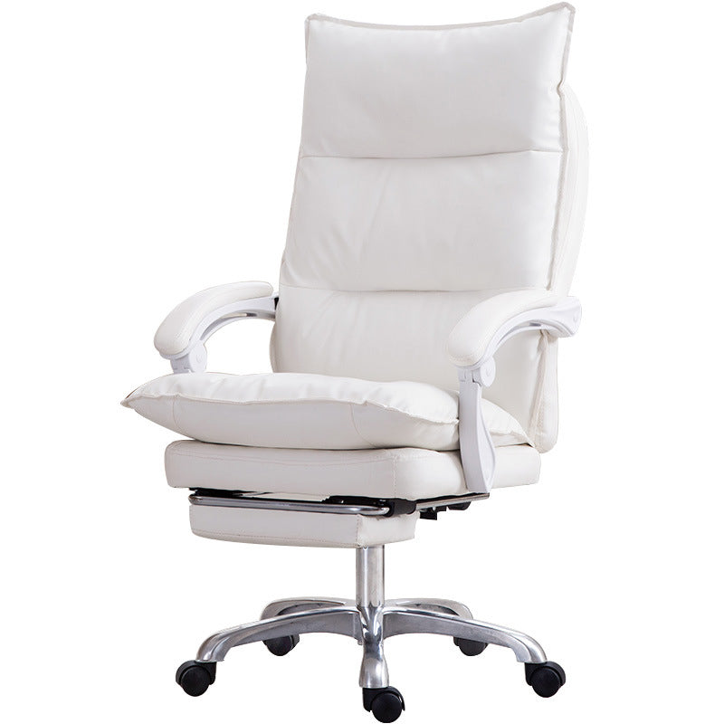 Silla de oficina moderna Mecanismo de inclinación de cuero sin angustia silla de escritorio ergonómico