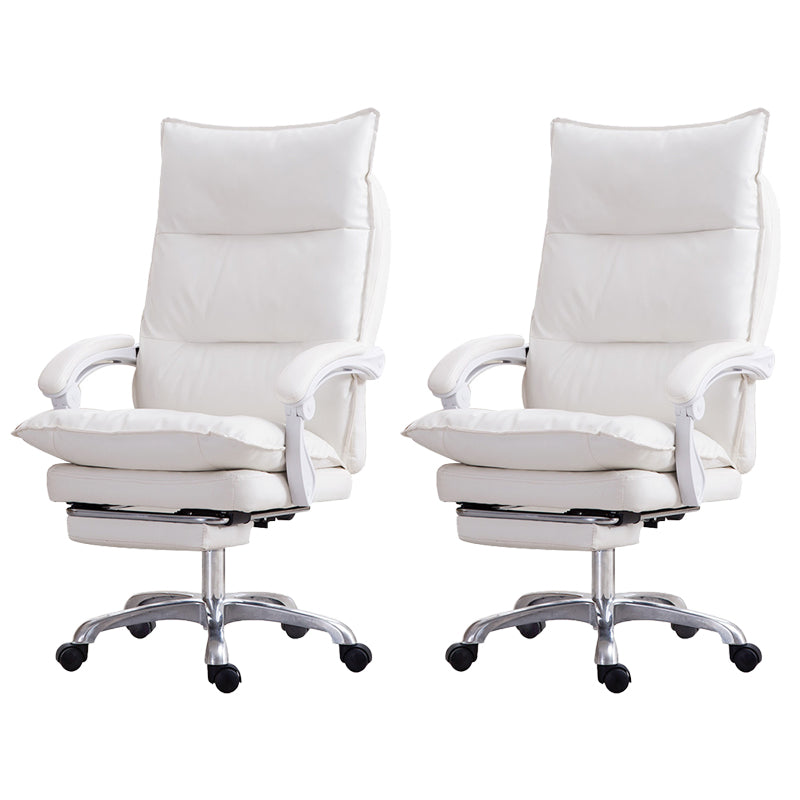 Silla de oficina moderna Mecanismo de inclinación de cuero sin angustia silla de escritorio ergonómico