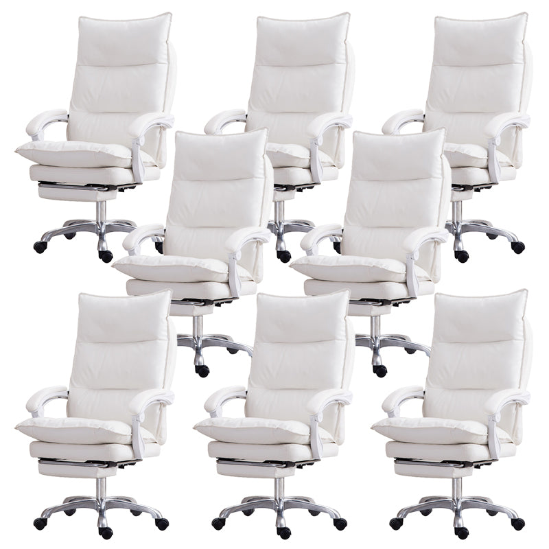 Silla de oficina moderna Mecanismo de inclinación de cuero sin angustia silla de escritorio ergonómico