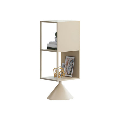 Bibliothèque d'étagère en métal glam