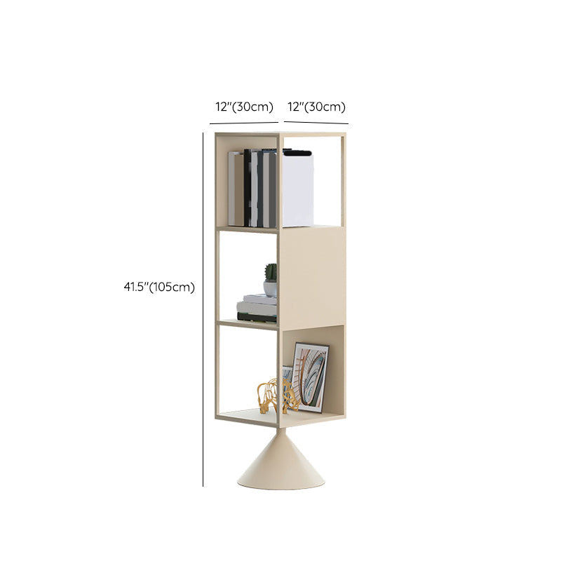 Bibliothèque d'étagère en métal glam