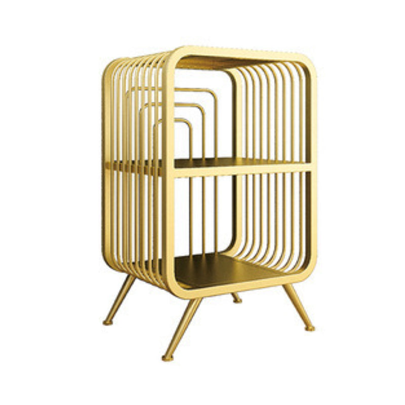 Glam Fermed Shelf Bibling Bookcase Metal Book Shelf pour salle d'étude