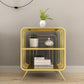 Glam Fermed Shelf Bibling Bookcase Metal Book Shelf pour salle d'étude
