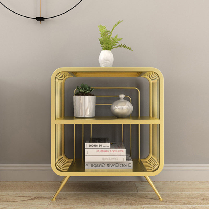 Glam Fermed Shelf Bibling Bookcase Metal Book Shelf pour salle d'étude