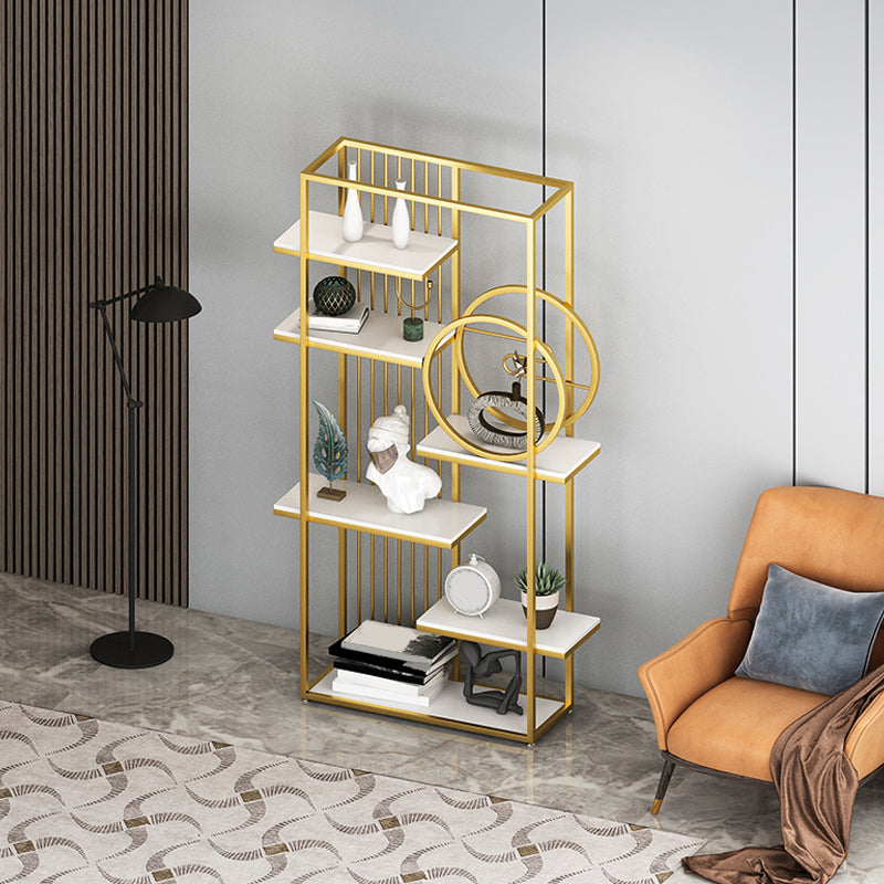 Glam metalen plank BOOKCEST Open Back -boekenkast voor thuiskantoor