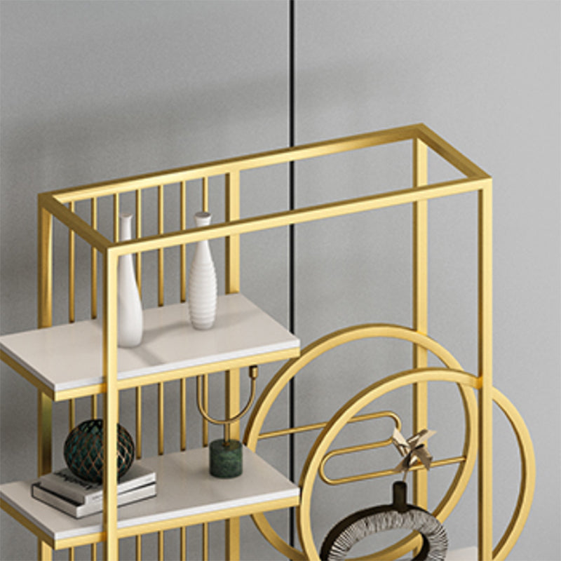 Glam metalen plank BOOKCEST Open Back -boekenkast voor thuiskantoor