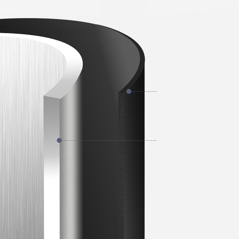 Bibliothèque d'étagère glamour fermé étagère de livre en métal pour le bureau à domicile