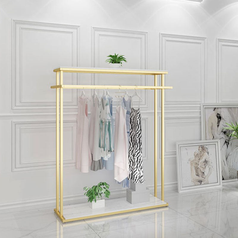 Light Luxury Coat Hanger Entry Hall Tree Iron Standing Coat Rack Clearhalo 'Entry & Mudroom Furniture' 'furn' 'furn_hall_tree_coat_racks' 'Furniture' 'Hall Trees & Coat Racks' 'hall_tree_coat_racks' 7067476