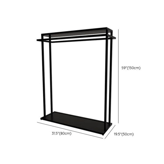 Light Luxury Coat Hanger Entry Hall Tree Iron Standing Coat Rack Clearhalo 'Entry & Mudroom Furniture' 'furn' 'furn_hall_tree_coat_racks' 'Furniture' 'Hall Trees & Coat Racks' 'hall_tree_coat_racks' 7067486