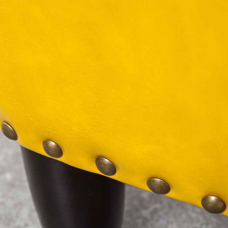 Leather Standard Stool Modern Style Simple Household Square Footstool Clearhalo 'furn' 'furn_ottomans_poufs' 'Furniture' 'Living Room Furniture' 'Ottomans & Poufs' 'ottomans_poufs' 7067662